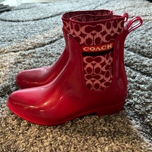 Coach Rain boots